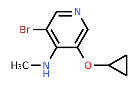 CAS 1243403-47-5 | 3-Bromo-5-cyclopropoxy-N-methylpyridin-4-amine