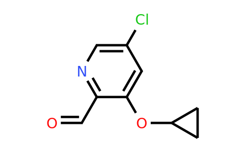 CAS 1243403-48-6 | 5-Chloro-3-cyclopropoxypicolinaldehyde