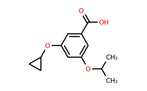 CAS 1243403-49-7 | 3-Cyclopropoxy-5-isopropoxybenzoic acid
