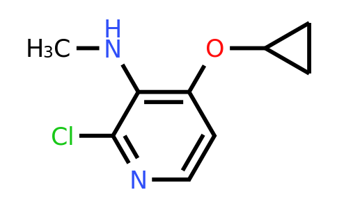 CAS 1243403-52-2 | 2-Chloro-4-cyclopropoxy-N-methylpyridin-3-amine