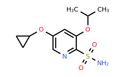 CAS 1243403-54-4 | 5-Cyclopropoxy-3-isopropoxypyridine-2-sulfonamide