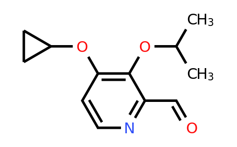 CAS 1243403-55-5 | 4-Cyclopropoxy-3-isopropoxypicolinaldehyde