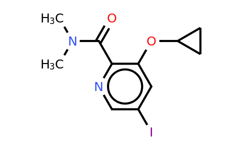 CAS 1243403-56-6 | 3-Cyclopropoxy-5-iodo-N,n-dimethylpicolinamide