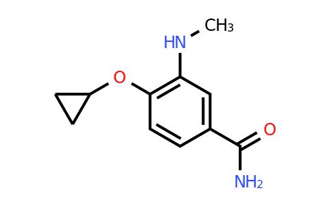 CAS 1243403-57-7 | 4-Cyclopropoxy-3-(methylamino)benzamide