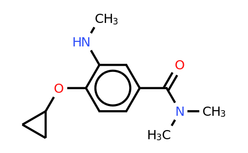 CAS 1243403-61-3 | 4-Cyclopropoxy-N,n-dimethyl-3-(methylamino)benzamide