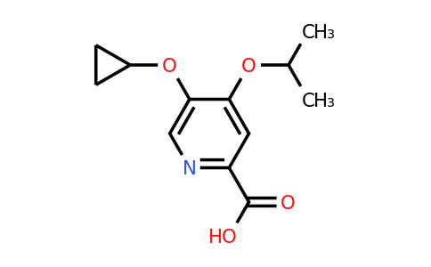 CAS 1243403-62-4 | 5-Cyclopropoxy-4-isopropoxypicolinic acid