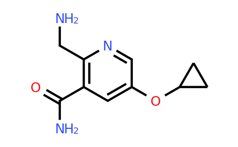 CAS 1243403-67-9 | 2-(Aminomethyl)-5-cyclopropoxynicotinamide