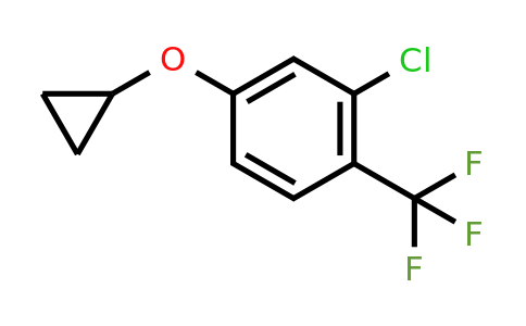 CAS 1243403-84-0 | 2-Chloro-4-cyclopropoxy-1-(trifluoromethyl)benzene