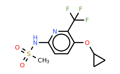CAS 1243404-02-5 | N-(5-cyclopropoxy-6-(trifluoromethyl)pyridin-2-YL)methanesulfonamide