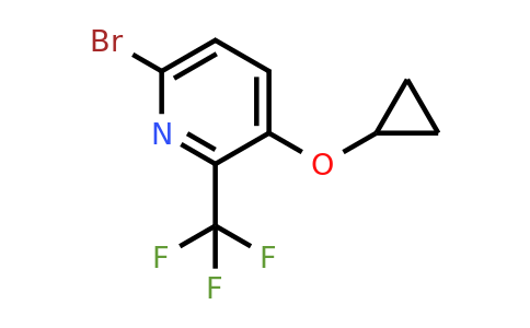 CAS 1243404-05-8 | 6-Bromo-3-cyclopropoxy-2-(trifluoromethyl)pyridine