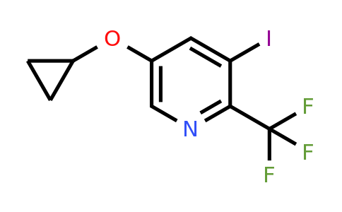 CAS 1243404-08-1 | 5-Cyclopropoxy-3-iodo-2-(trifluoromethyl)pyridine