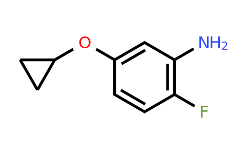 CAS 1243404-10-5 | 5-Cyclopropoxy-2-fluoroaniline