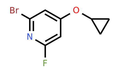 CAS 1243404-13-8 | 2-Bromo-4-cyclopropoxy-6-fluoropyridine