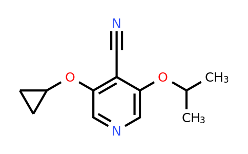 CAS 1243404-14-9 | 3-Cyclopropoxy-5-isopropoxyisonicotinonitrile