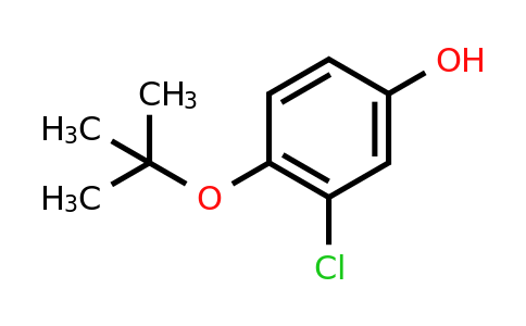 CAS 1243404-16-1 | 4-(Tert-butoxy)-3-chlorophenol