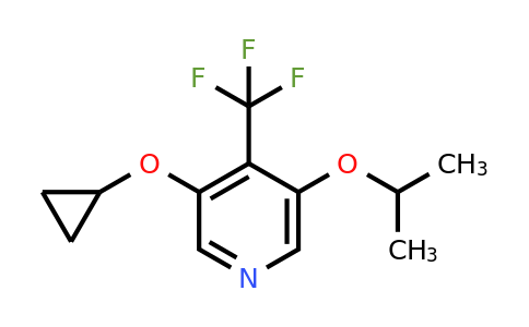 CAS 1243404-18-3 | 3-Cyclopropoxy-5-isopropoxy-4-(trifluoromethyl)pyridine