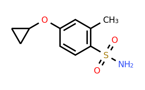 CAS 1243404-20-7 | 4-Cyclopropoxy-2-methylbenzenesulfonamide