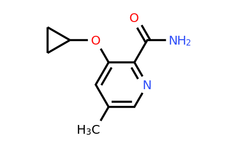 CAS 1243404-26-3 | 3-Cyclopropoxy-5-methylpicolinamide