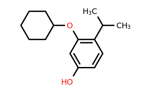 CAS 1243404-27-4 | 3-(Cyclohexyloxy)-4-isopropylphenol
