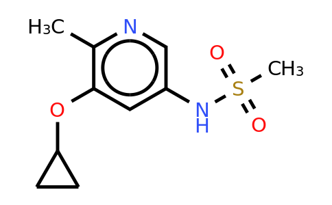 CAS 1243404-30-9 | N-(5-cyclopropoxy-6-methylpyridin-3-YL)methanesulfonamide