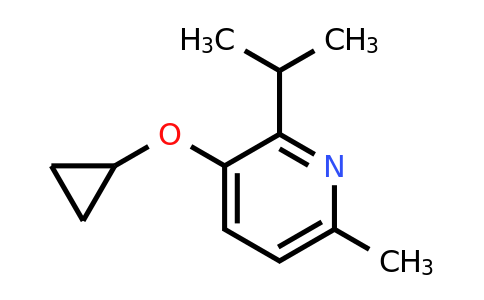 CAS 1243404-34-3 | 3-Cyclopropoxy-2-isopropyl-6-methylpyridine