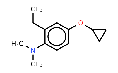 CAS 1243404-35-4 | 4-Cyclopropoxy-2-ethyl-N,n-dimethylaniline