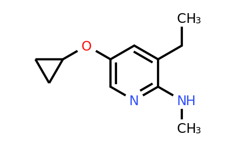 CAS 1243404-36-5 | 5-Cyclopropoxy-3-ethyl-N-methylpyridin-2-amine