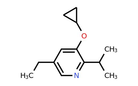 CAS 1243404-38-7 | 3-Cyclopropoxy-5-ethyl-2-isopropylpyridine