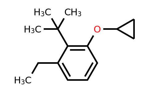 2-Tert-butyl-1-cyclopropoxy-3-ethylbenzene