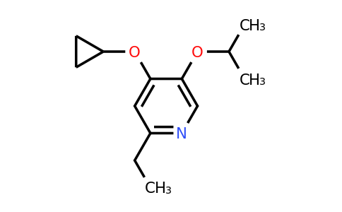 CAS 1243404-42-3 | 4-Cyclopropoxy-2-ethyl-5-isopropoxypyridine