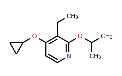 CAS 1243404-45-6 | 4-Cyclopropoxy-3-ethyl-2-isopropoxypyridine