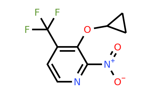 CAS 1243404-54-7 | 3-Cyclopropoxy-2-nitro-4-(trifluoromethyl)pyridine