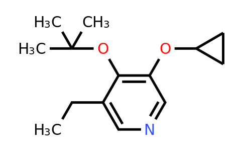 CAS 1243404-66-1 | 4-Tert-butoxy-3-cyclopropoxy-5-ethylpyridine