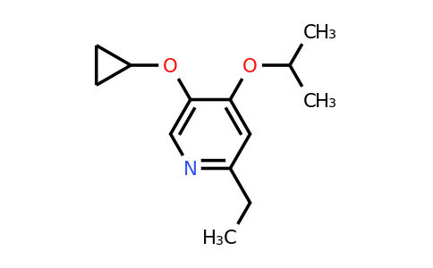 CAS 1243404-71-8 | 5-Cyclopropoxy-2-ethyl-4-isopropoxypyridine