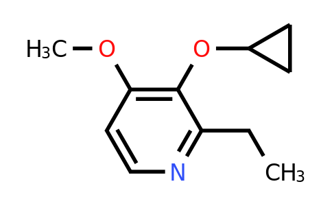 CAS 1243404-73-0 | 3-Cyclopropoxy-2-ethyl-4-methoxypyridine