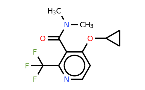 CAS 1243404-76-3 | 4-Cyclopropoxy-N,n-dimethyl-2-(trifluoromethyl)nicotinamide