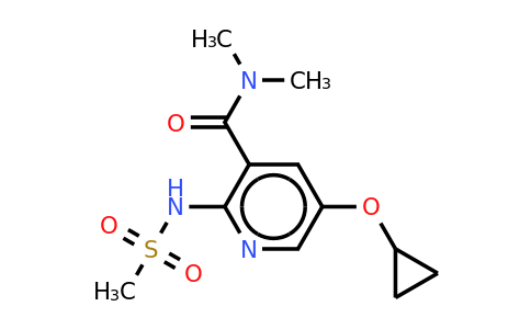 CAS 1243404-78-5 | 5-Cyclopropoxy-N,n-dimethyl-2-(methylsulfonamido)nicotinamide