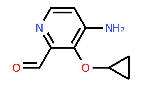 CAS 1243404-79-6 | 4-Amino-3-cyclopropoxypicolinaldehyde