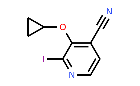 CAS 1243404-80-9 | 3-Cyclopropoxy-2-iodoisonicotinonitrile