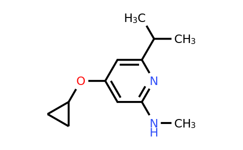 CAS 1243404-81-0 | 4-Cyclopropoxy-6-isopropyl-N-methylpyridin-2-amine