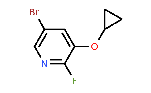 5-Bromo-3-cyclopropoxy-2-fluoropyridine