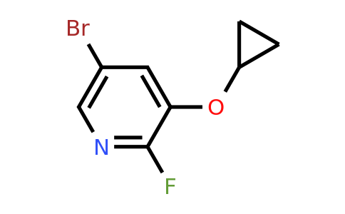 CAS 1243404-82-1 | 5-Bromo-3-cyclopropoxy-2-fluoropyridine