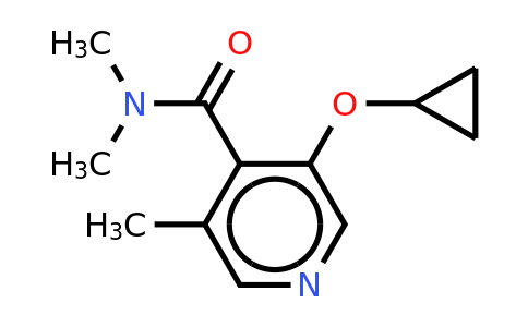 CAS 1243404-83-2 | 3-Cyclopropoxy-N,n,5-trimethylisonicotinamide