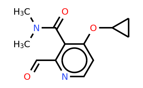CAS 1243404-84-3 | 4-Cyclopropoxy-2-formyl-N,n-dimethylnicotinamide