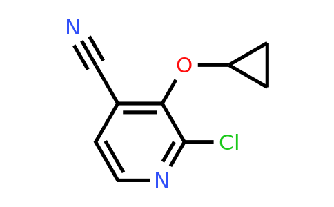 CAS 1243404-88-7 | 2-Chloro-3-cyclopropoxyisonicotinonitrile