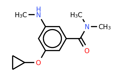 CAS 1243404-89-8 | 3-Cyclopropoxy-N,n-dimethyl-5-(methylamino)benzamide