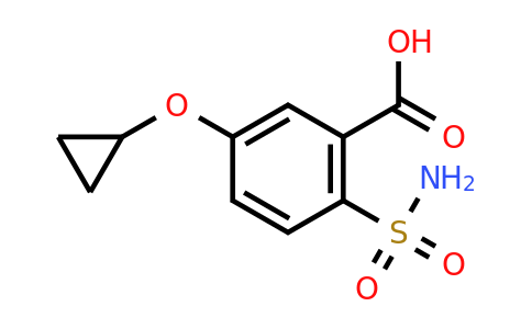 CAS 1243404-91-2 | 5-Cyclopropoxy-2-sulfamoylbenzoic acid