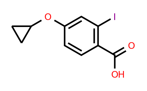 CAS 1243404-93-4 | 4-Cyclopropoxy-2-iodobenzoic acid