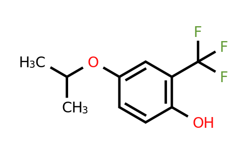 CAS 1243404-94-5 | 4-(Propan-2-yloxy)-2-(trifluoromethyl)phenol