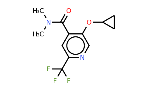 CAS 1243404-97-8 | 5-Cyclopropoxy-N,n-dimethyl-2-(trifluoromethyl)isonicotinamide